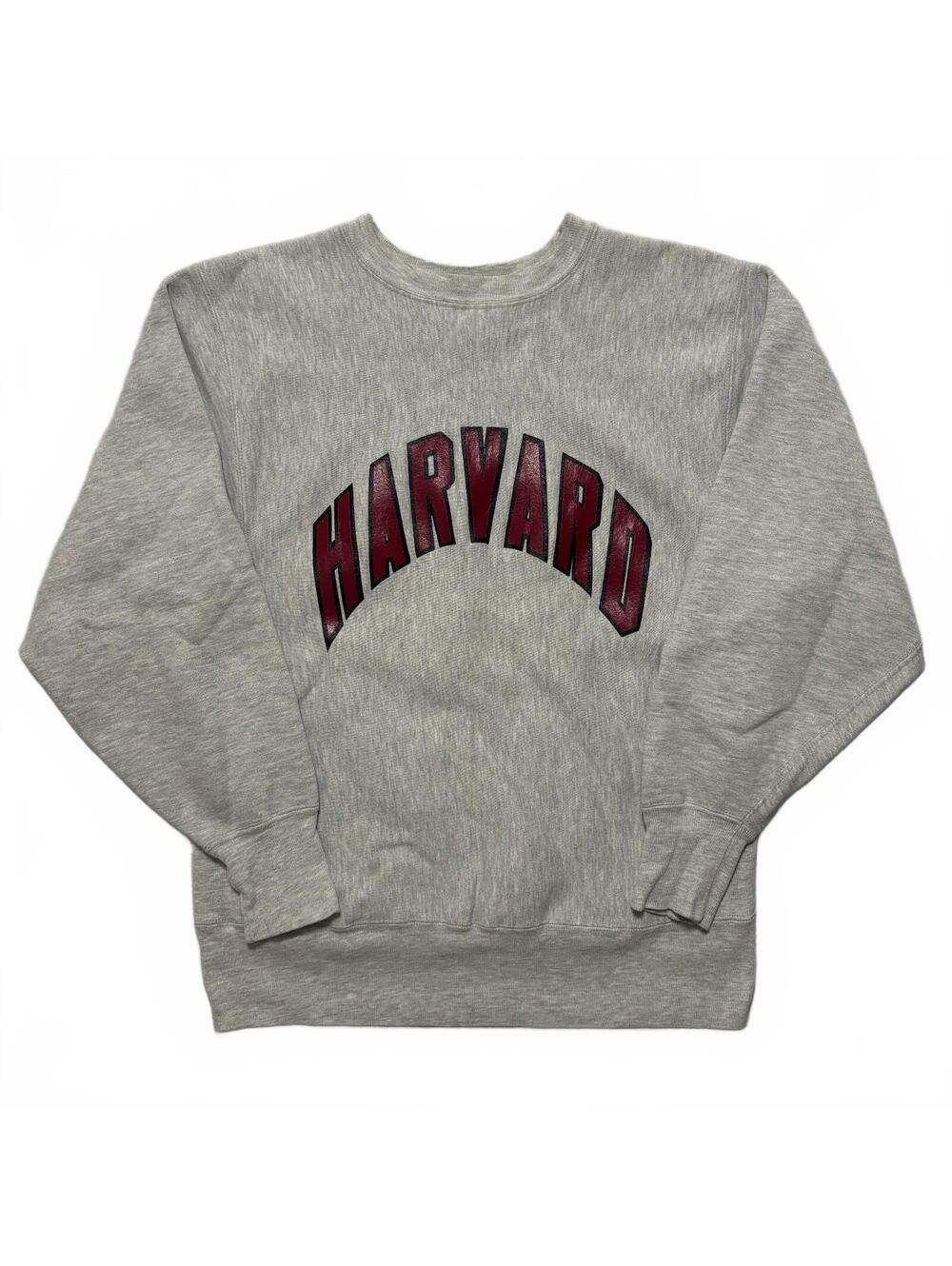 VTG 90’s Champion Reverse Weave Harvard Uni Pullover Sweatshirt Men's L Gray